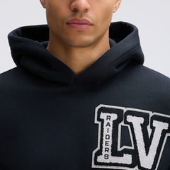 IconicFleece Letterman Hoodie - Las Vegas Raiders