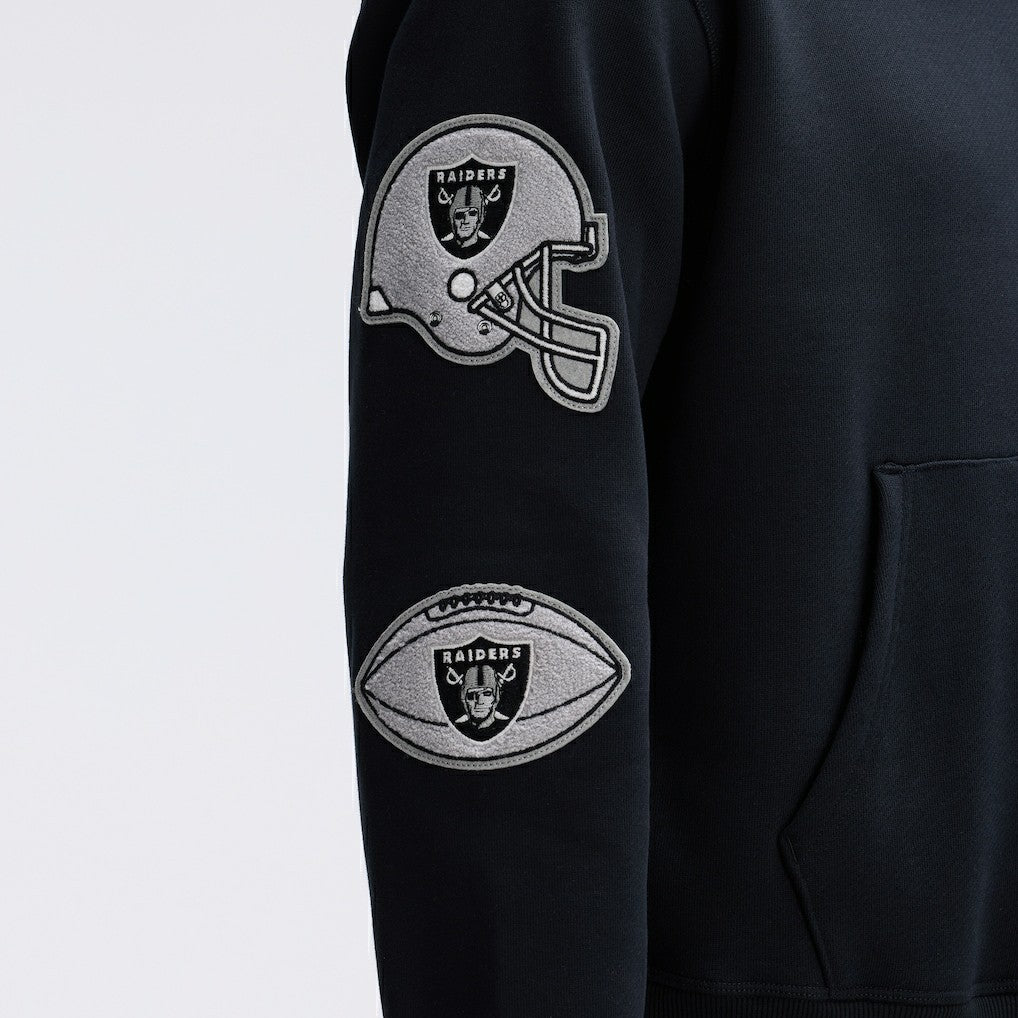 IconicFleece Letterman Hoodie - Las Vegas Raiders