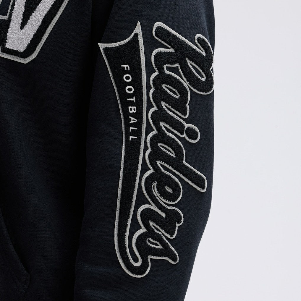 IconicFleece Letterman Hoodie - Las Vegas Raiders