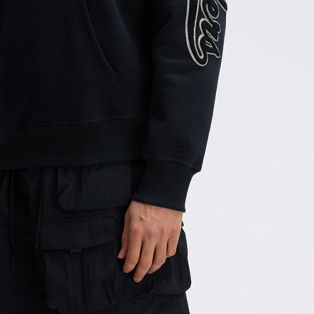 IconicFleece Letterman Hoodie - Las Vegas Raiders