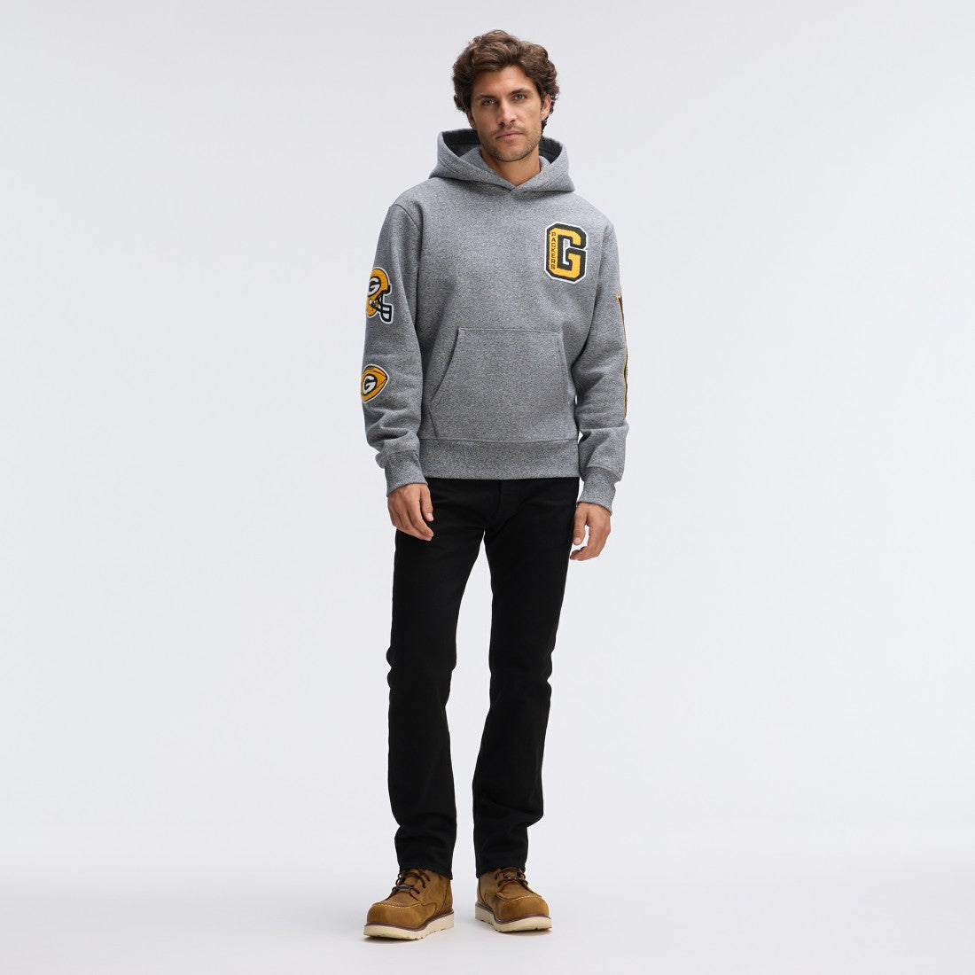 IconicFleece Letterman Hoodie - Green Bay Packers