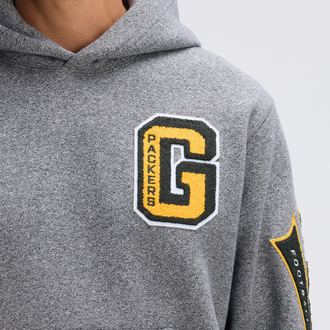 IconicFleece Letterman Hoodie - Green Bay Packers
