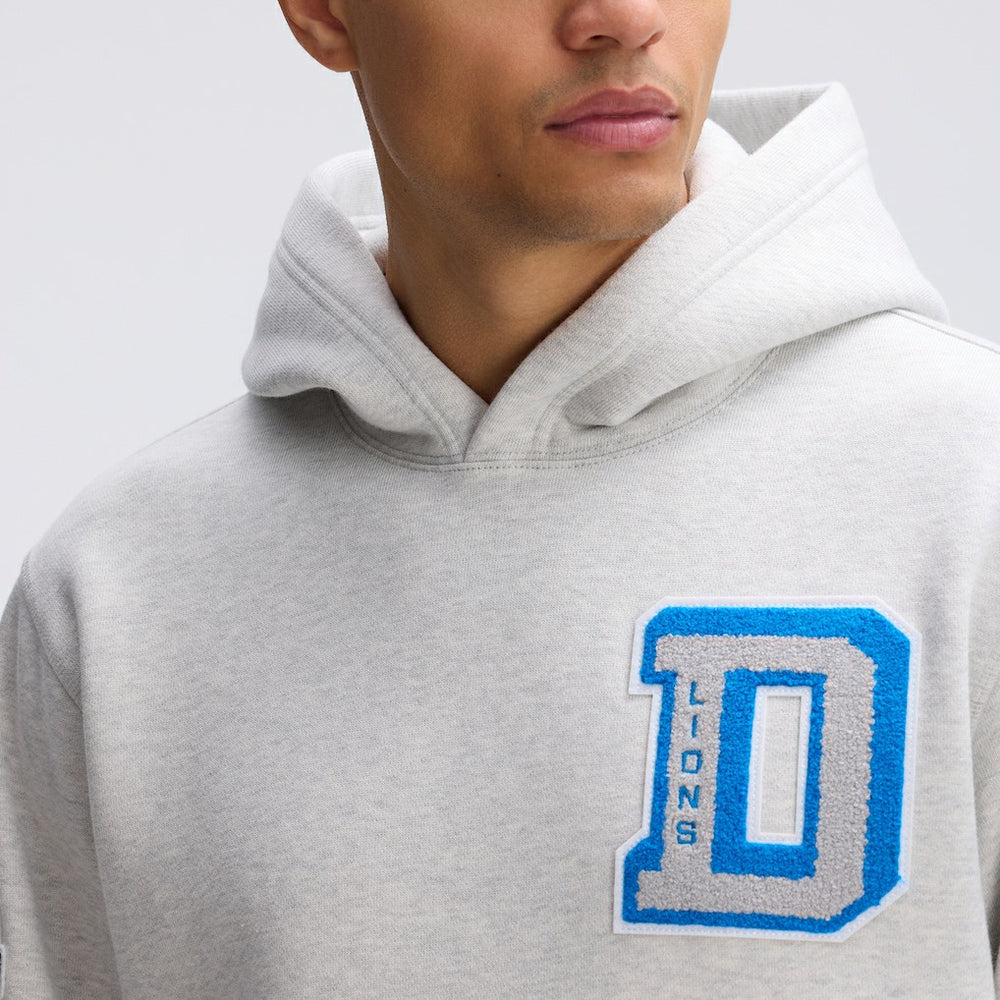IconicFleece Letterman Hoodie - Detroit Lions