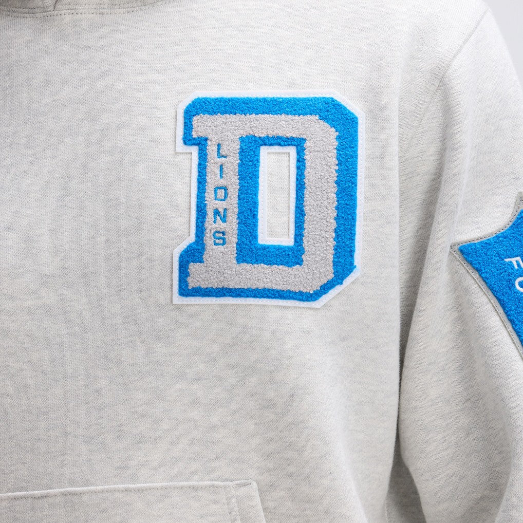 IconicFleece Letterman Hoodie - Detroit Lions