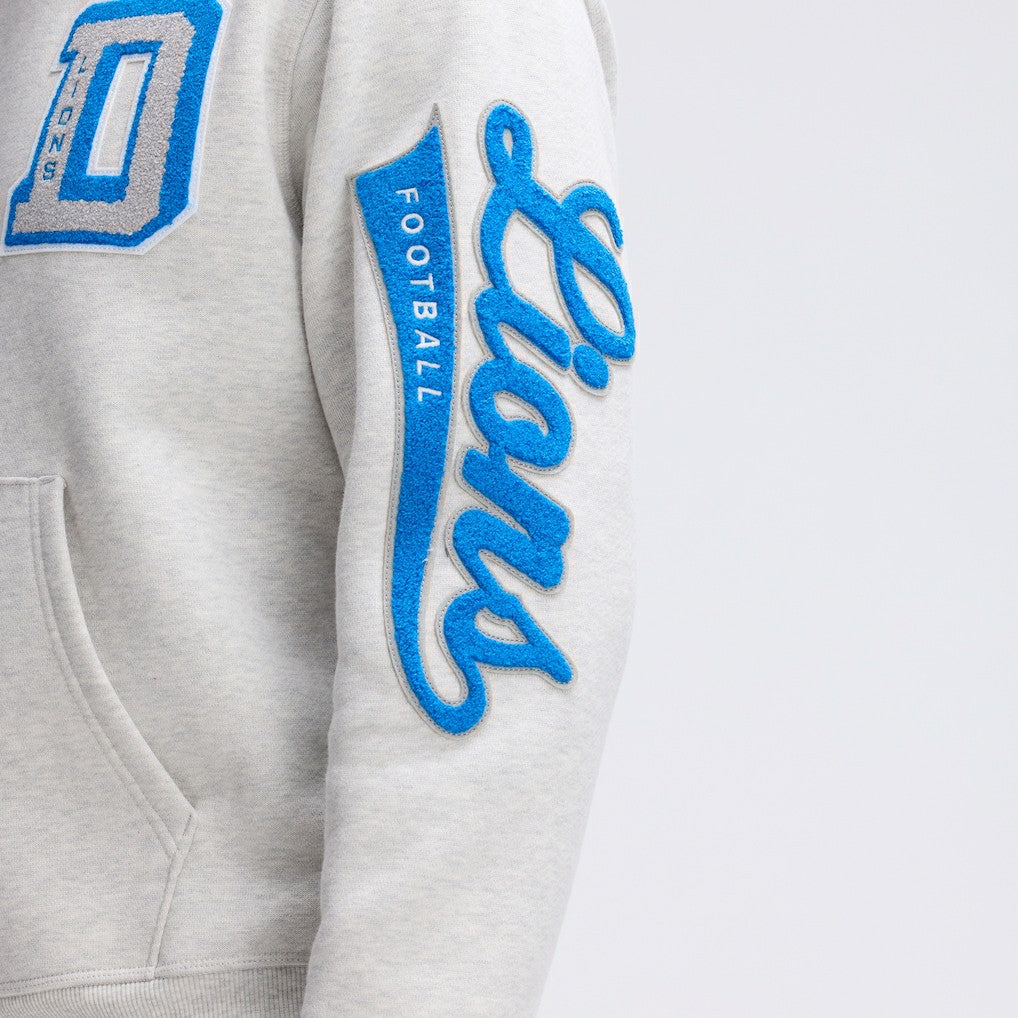 IconicFleece Letterman Hoodie - Detroit Lions