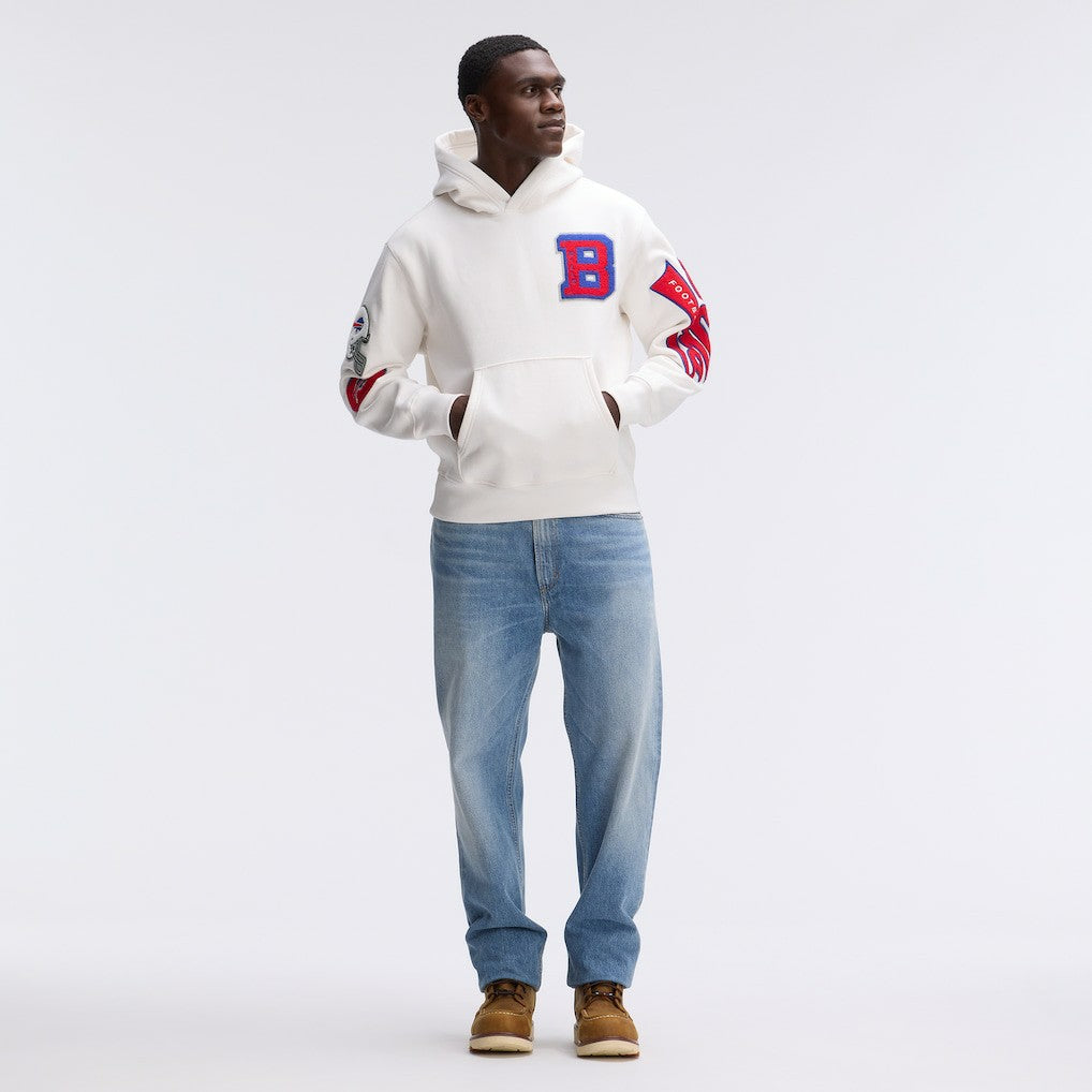 IconicFleece Letterman Hoodie - Buffalo Bills