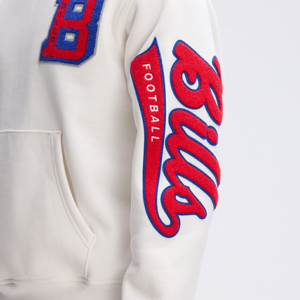 IconicFleece Letterman Hoodie - Buffalo Bills