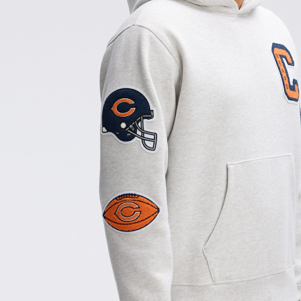 IconicFleece Letterman Hoodie - Chicago Bears