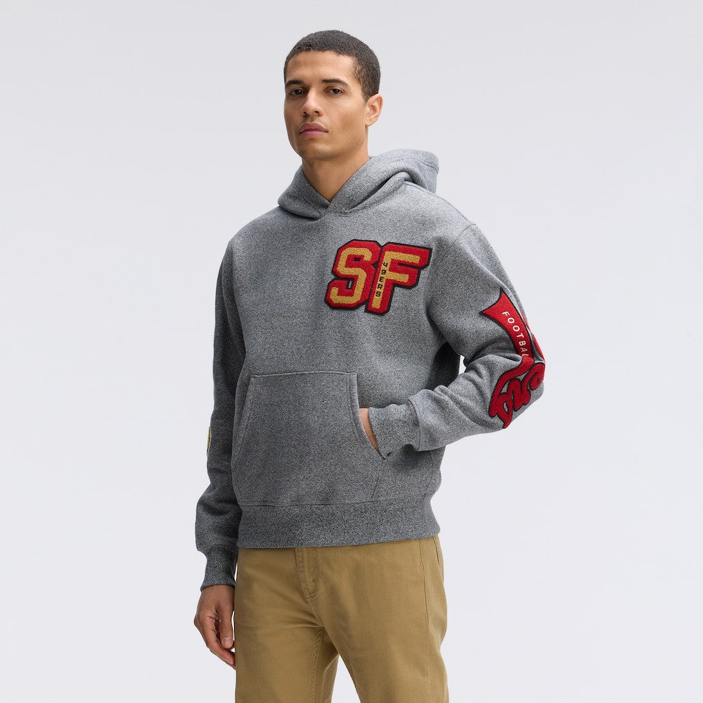 IconicFleece Letterman Hoodie - San Francisco 49ers