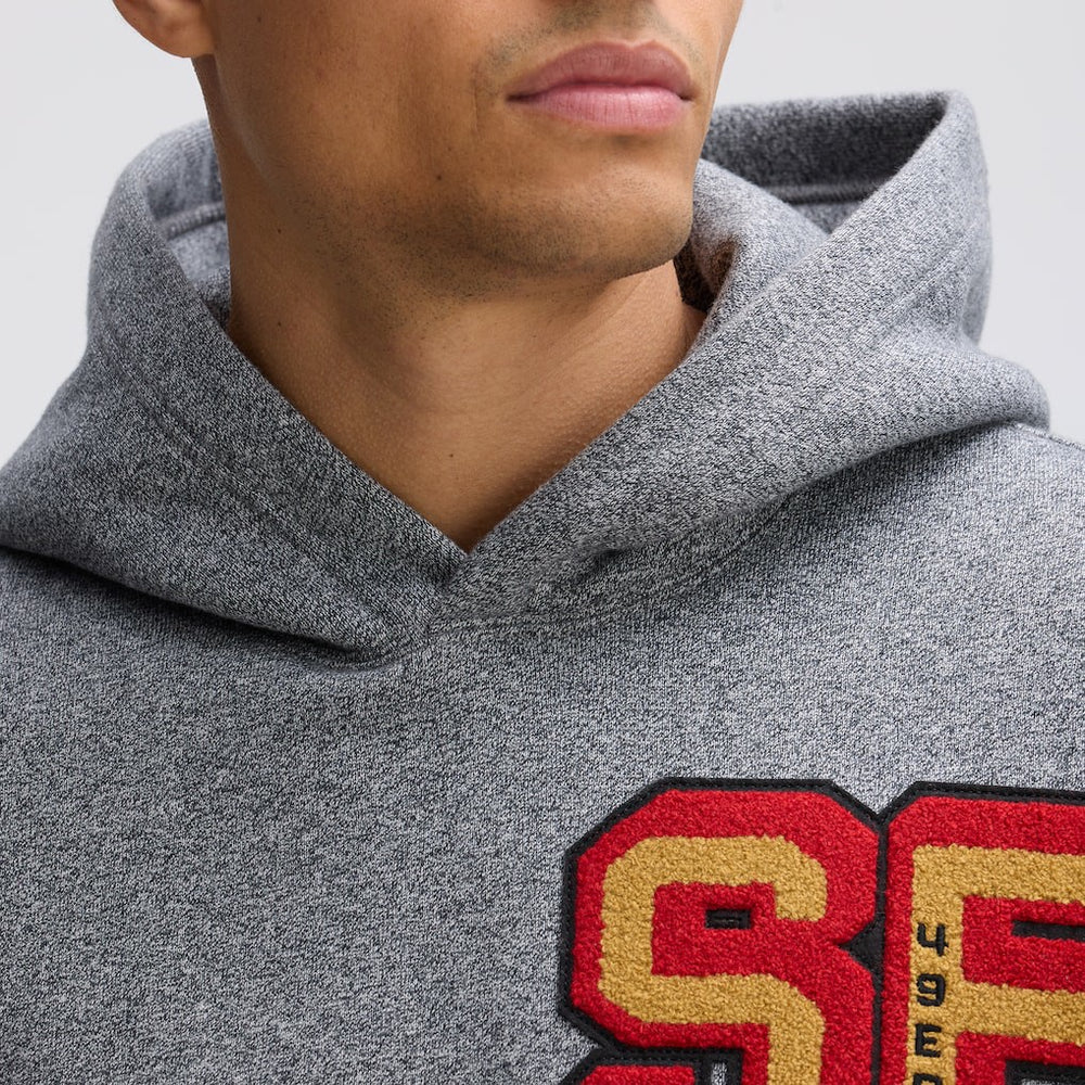 IconicFleece Letterman Hoodie - San Francisco 49ers