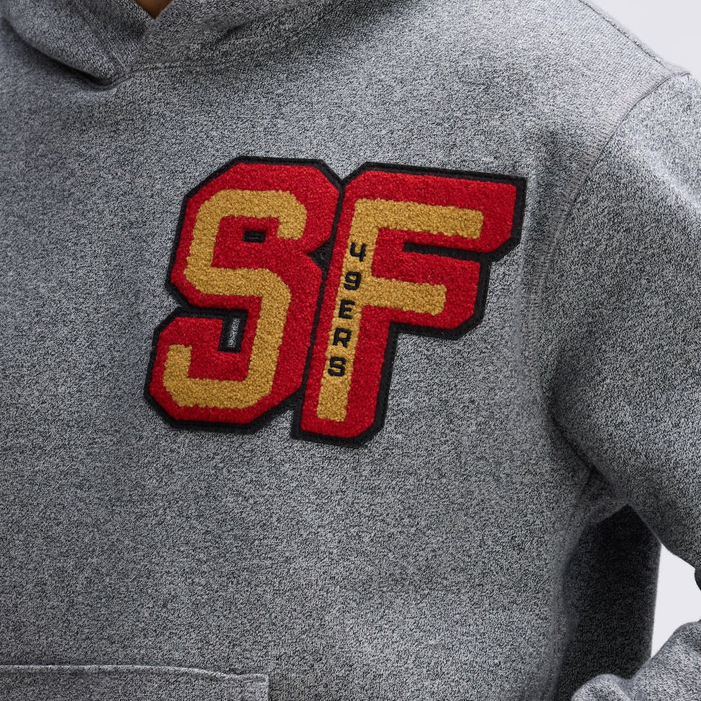 IconicFleece Letterman Hoodie - San Francisco 49ers