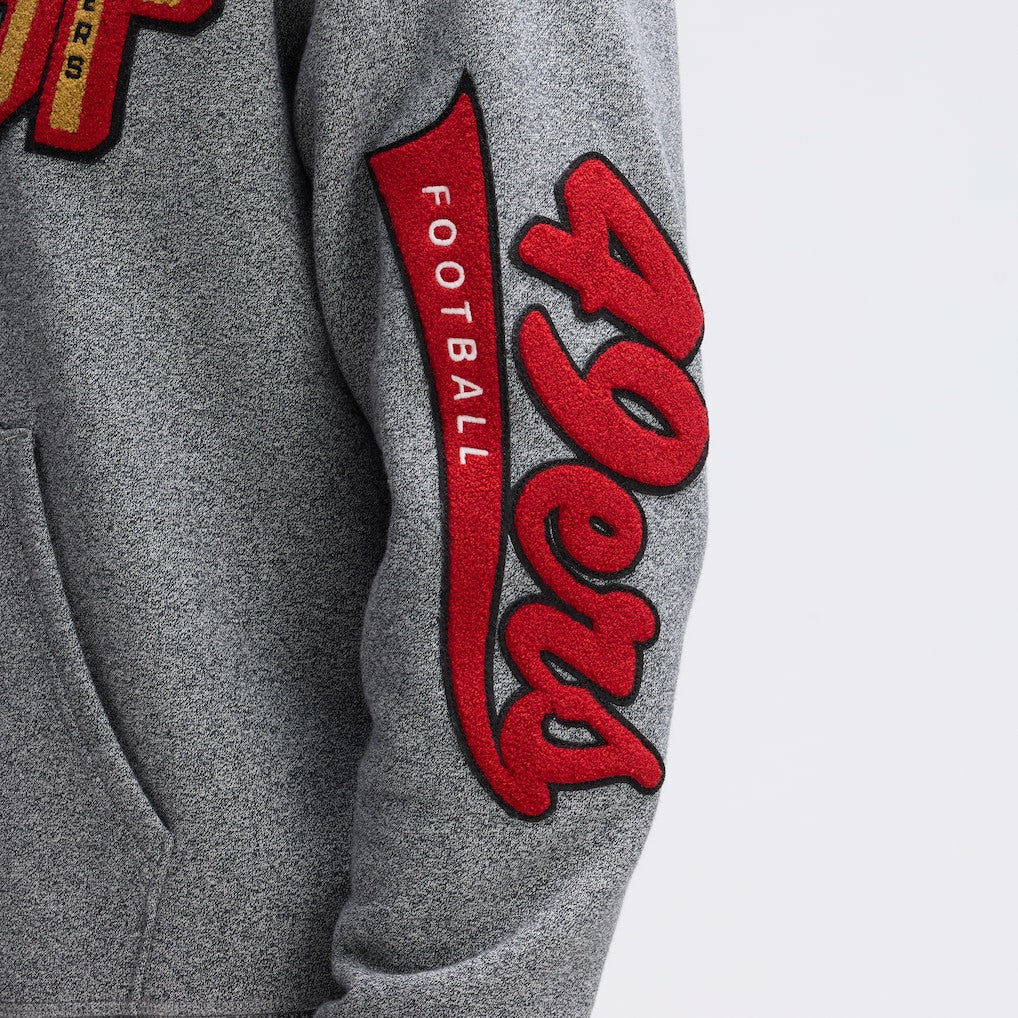 IconicFleece Letterman Hoodie - San Francisco 49ers