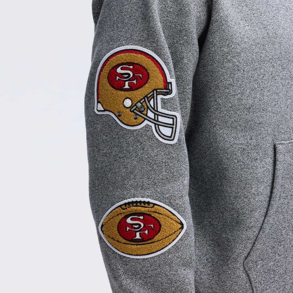 IconicFleece Letterman Hoodie - San Francisco 49ers