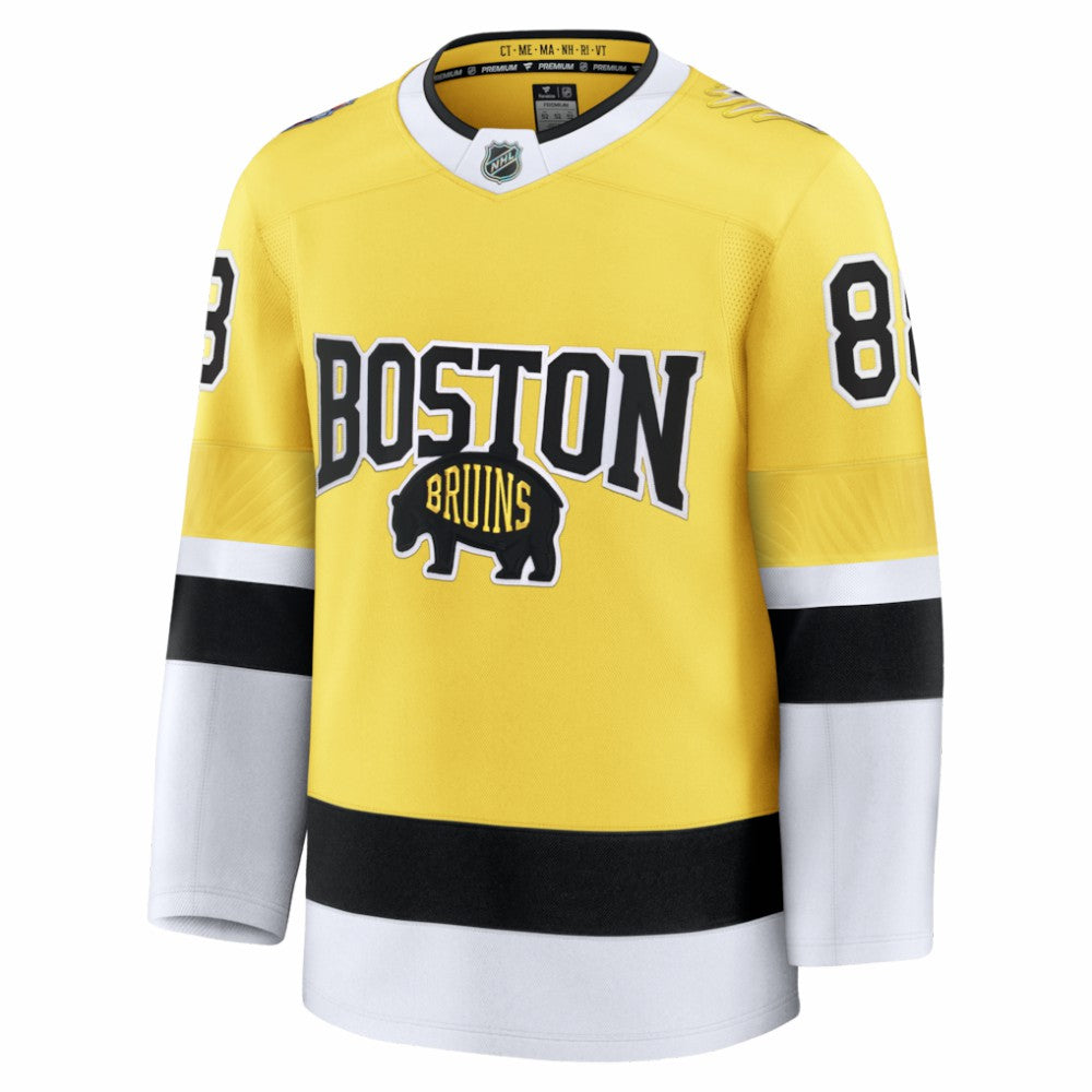 NHL Gold David Pastrnak Boston Bruins Fanatics 2026 NHL Stadium Series Premium Jersey