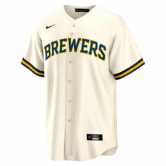 MLB Bob Uecker Milwaukee Brewers Nike Home Retired Player Replica Jersey