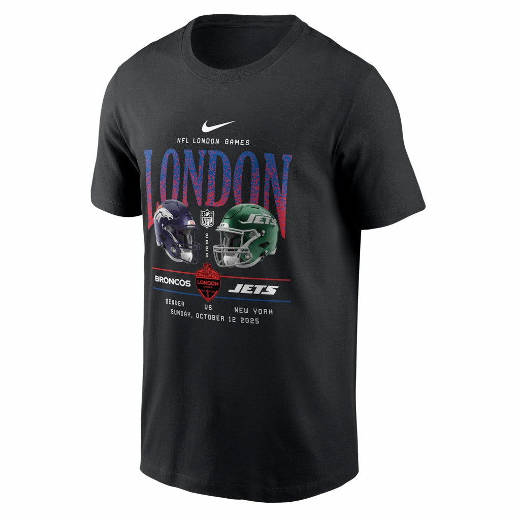 vs. New York Jets International Games London 2025 T-Shirt - Denver Broncos