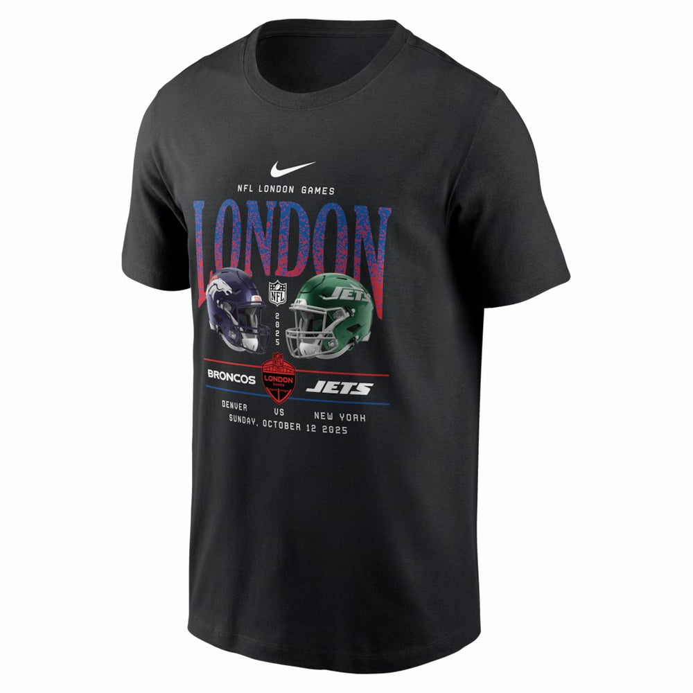 vs. New York Jets International Games London 2025 T-Shirt - Denver Broncos