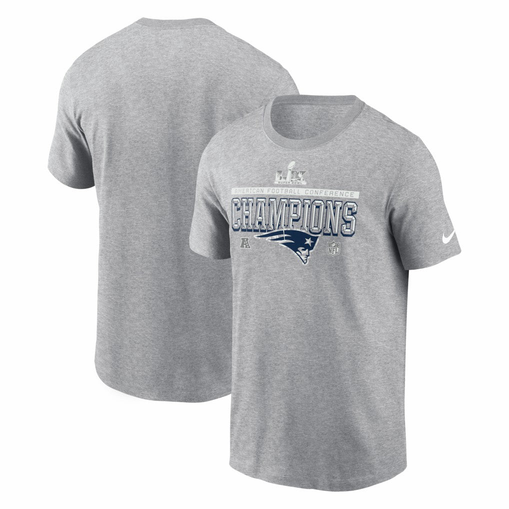 2025 AFC Champions Locker Room Trophy Collection Tall T-Shirt - New England Patriots