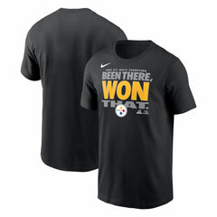 2025 AFC North Division Champions Locker Room Trophy Collection T-Shirt - Pittsburgh Steelers