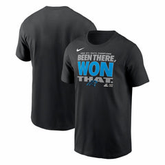 2025 NFC South Division Champions Locker Room Trophy Collection T-Shirt - Carolina Panthers