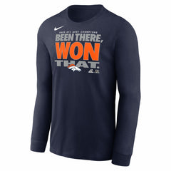 2025 AFC West Division Champions Locker Room Trophy Collection Long Sleeve T-Shirt - Denver Broncos