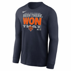 2025 NFC North Division Champions Locker Room Trophy Collection Long Sleeve T-Shirt - Chicago Bears