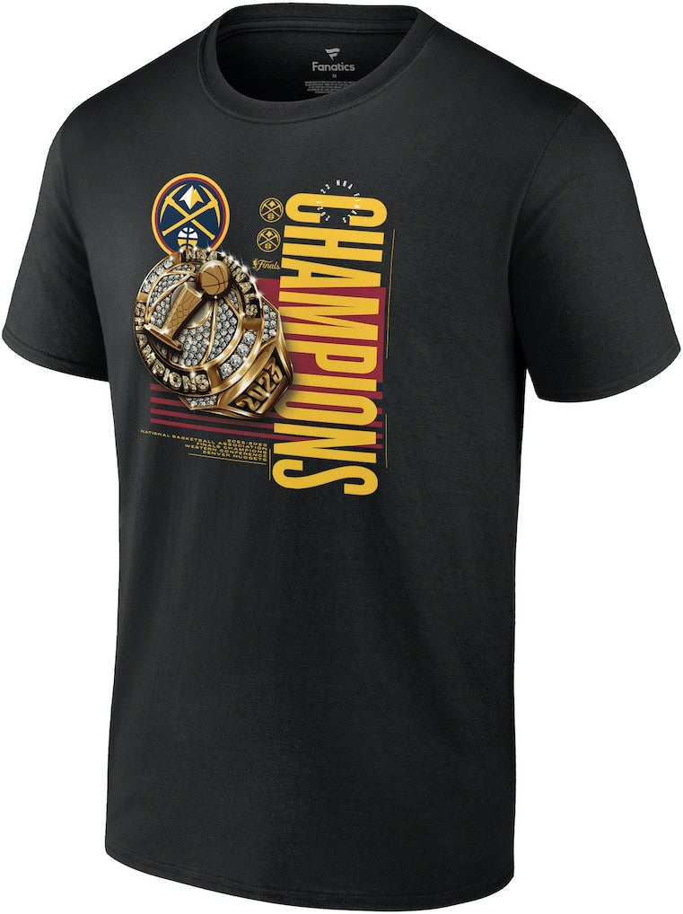 NBA Denver Nuggets 2023 NBA Finals Champions Slam Bling Ring T-Shirt