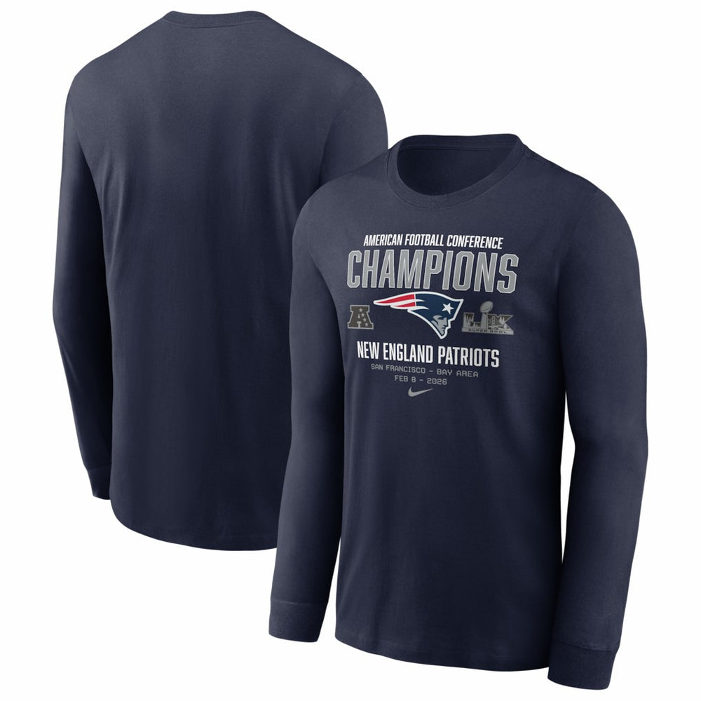 2025 AFC Champions Team Nation Long Sleeve T-Shirt - New England Patriots