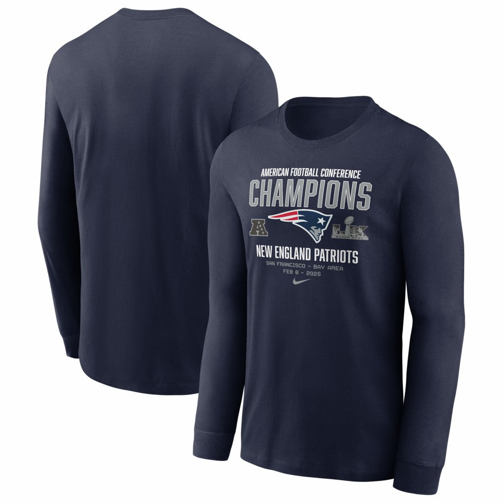 2025 AFC Champions Team Nation Long Sleeve T-Shirt - New England Patriots