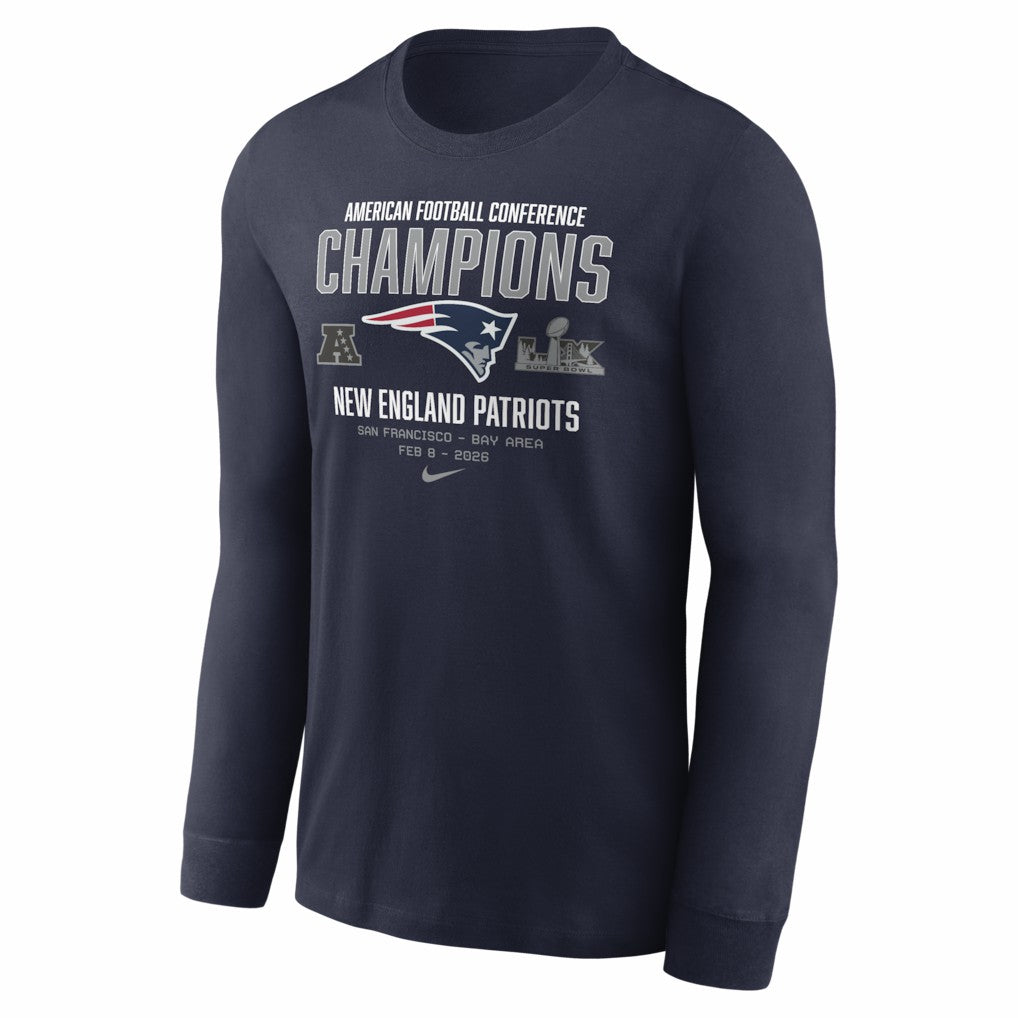 2025 AFC Champions Team Nation Long Sleeve T-Shirt - New England Patriots