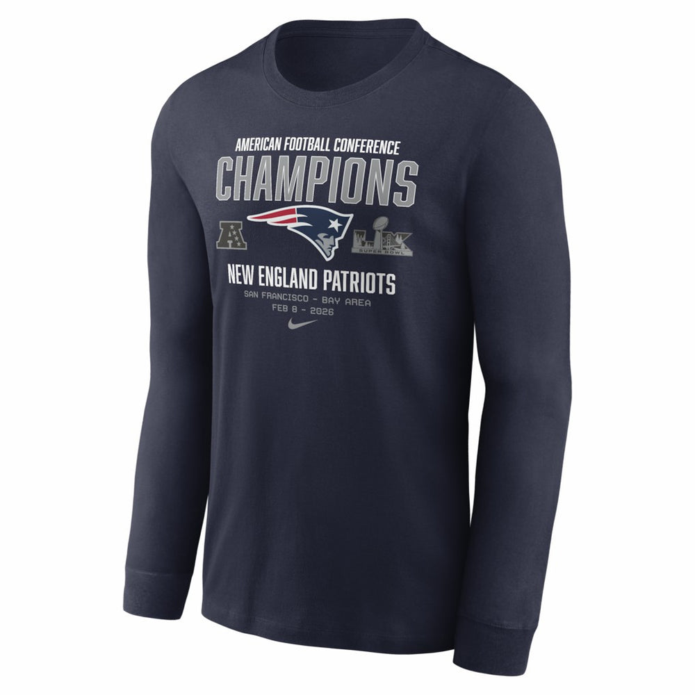 2025 AFC Champions Team Nation Long Sleeve T-Shirt - New England Patriots