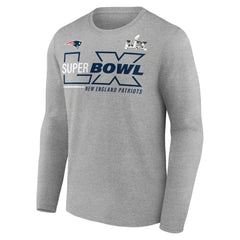 Super Bowl LX Roster Long Sleeve T-Shirt - New England Patriots