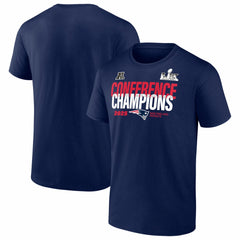 2025 AFC Champions Right Side Draw T-Shirt - New England Patriots