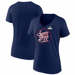 Women's Super Bowl LX Cheer Section V-Neck T-Shirt - New England Patriots