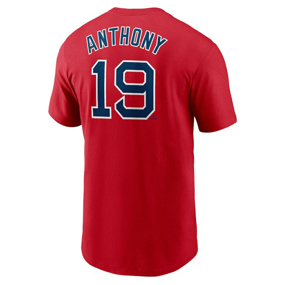 MLB Roman Anthony Boston Red Sox Nike  Fuse Name & Number T-Shirt – Red