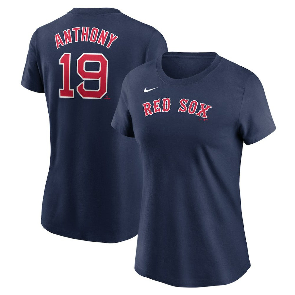 MLB Roman Anthony Boston Red Sox Nike Women's Cooperstown Collection Fuse Name & Number T-Shirt