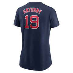 MLB Roman Anthony Boston Red Sox Nike Women's Cooperstown Collection Fuse Name & Number T-Shirt
