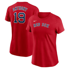 MLB Roman Anthony Boston Red Sox Nike Women's Cooperstown Collection Fuse Name & Number T-Shirt