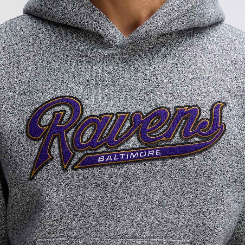IconicFleece Tipped Hoodie - Baltimore Ravens