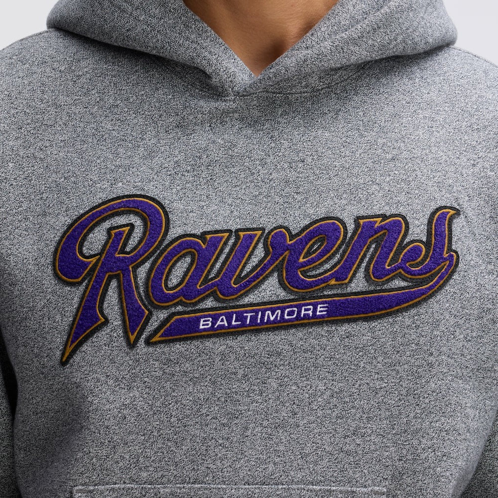 IconicFleece Tipped Hoodie - Baltimore Ravens