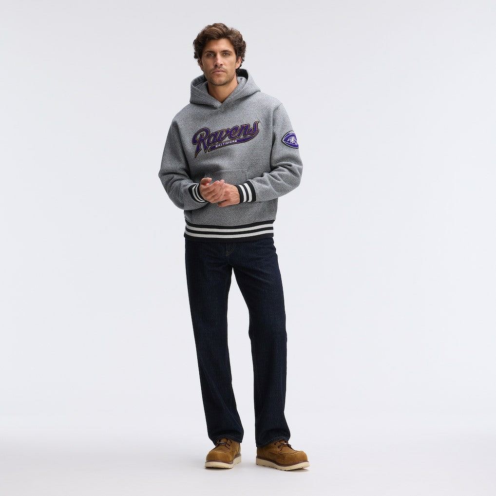 IconicFleece Tipped Hoodie - Baltimore Ravens