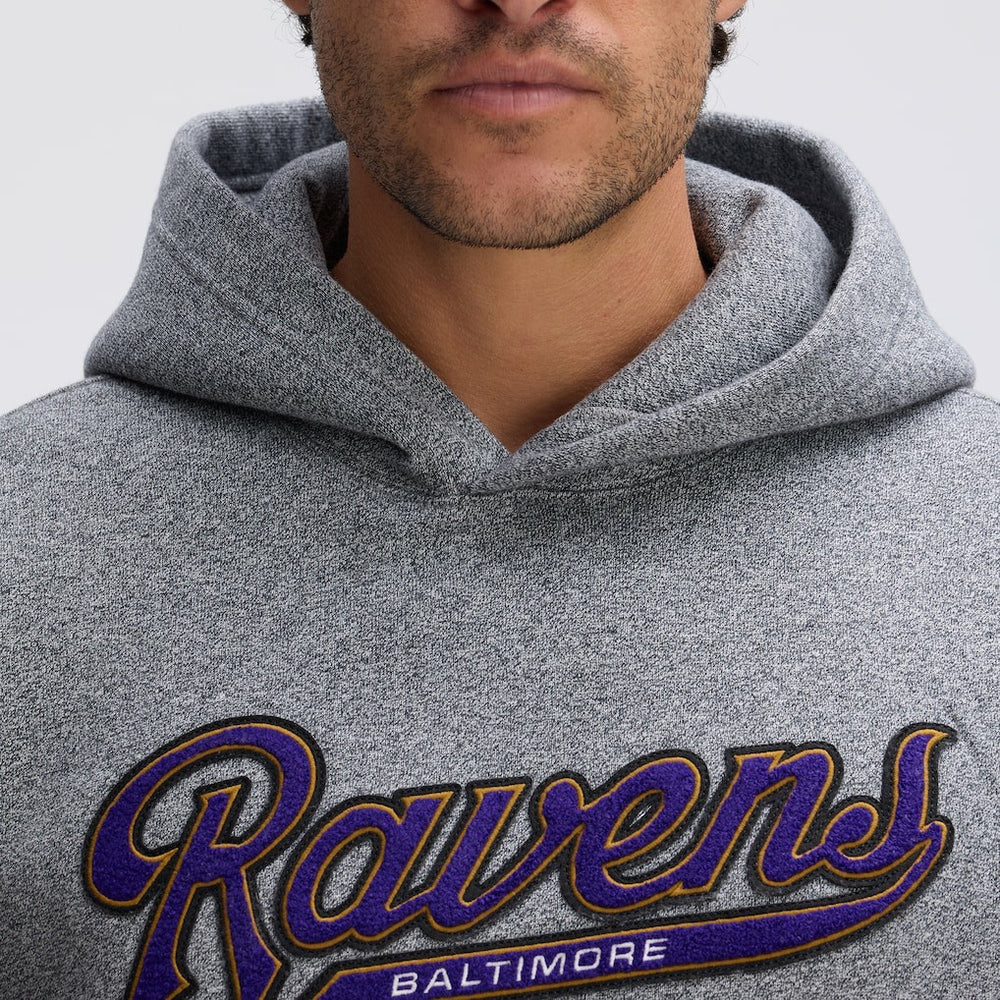IconicFleece Tipped Hoodie - Baltimore Ravens