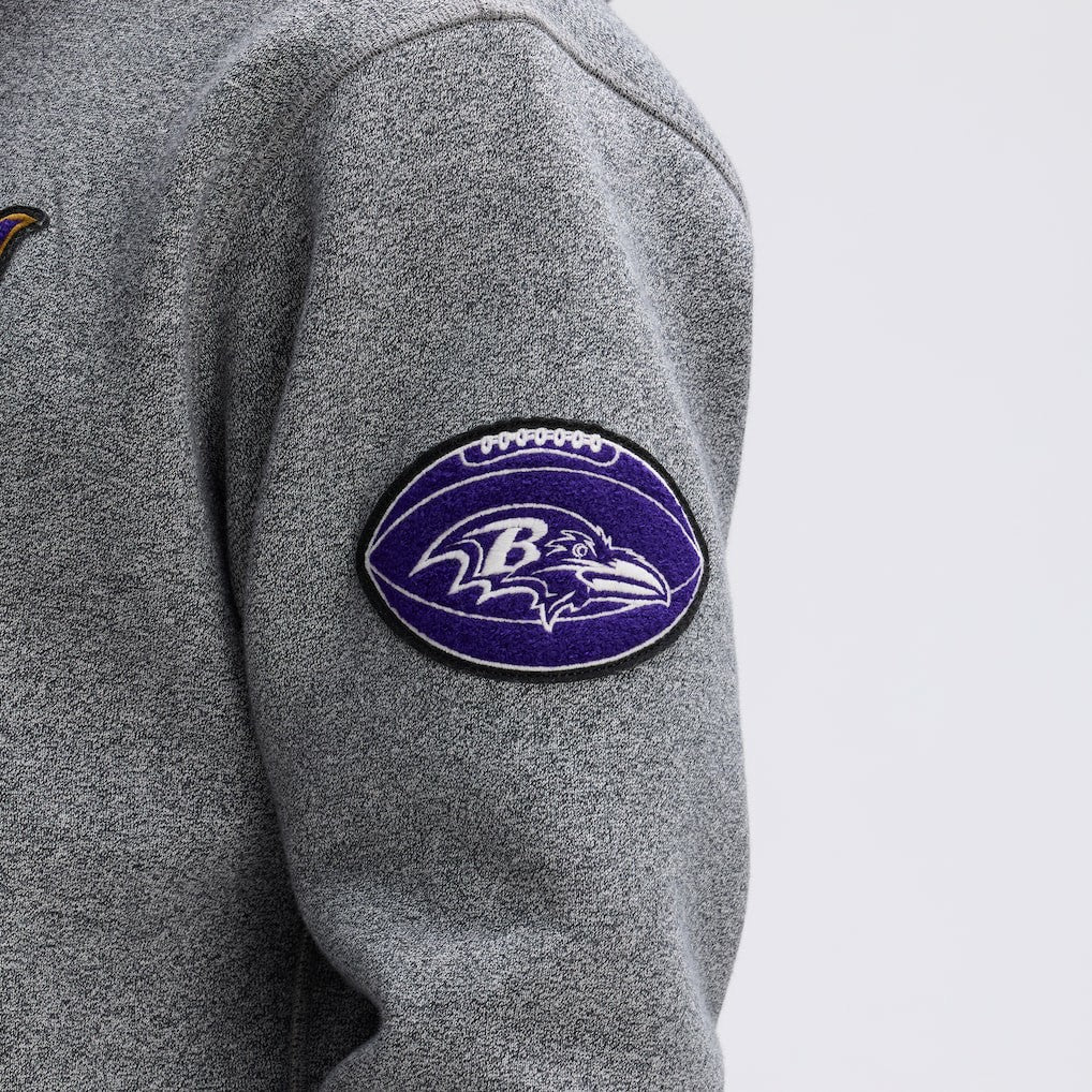 IconicFleece Tipped Hoodie - Baltimore Ravens