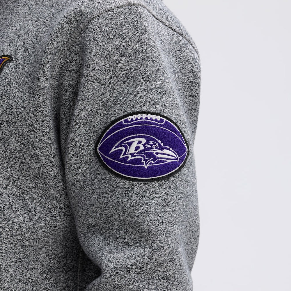 IconicFleece Tipped Hoodie - Baltimore Ravens