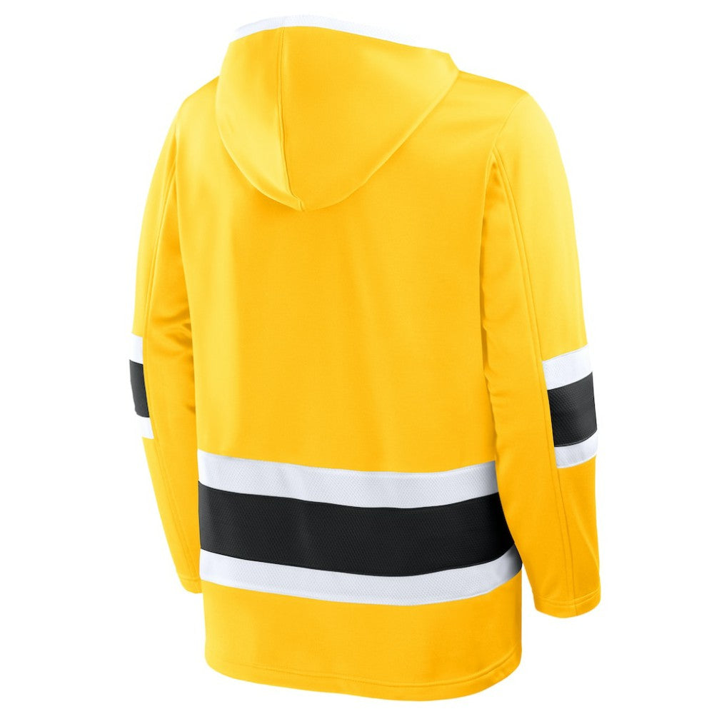 NHL Gold Boston Bruins Fanatics 2026 NHL Stadium Series Lace Up Hoodie