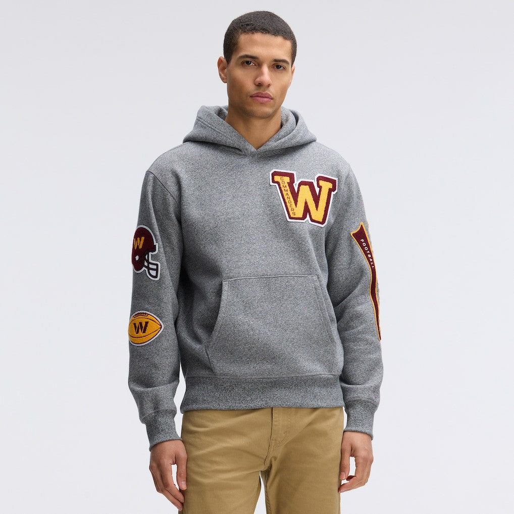 IconicFleece Letterman Hoodie - Washington Commanders