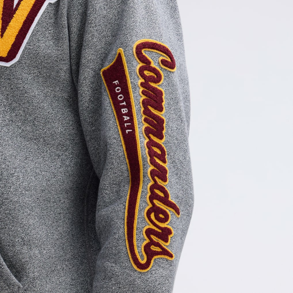 IconicFleece Letterman Hoodie - Washington Commanders