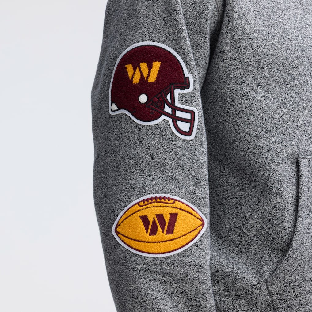 IconicFleece Letterman Hoodie - Washington Commanders