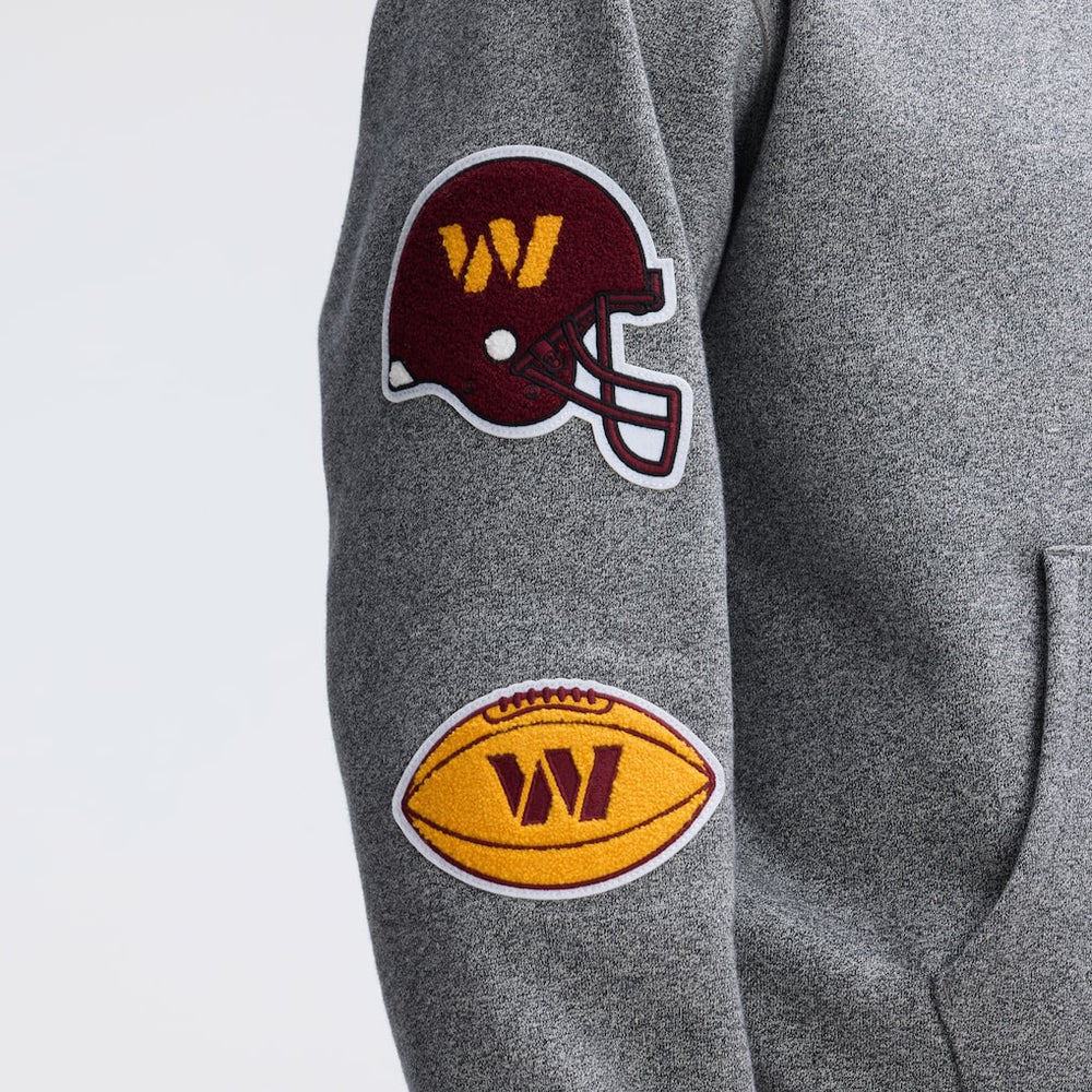 IconicFleece Letterman Hoodie - Washington Commanders
