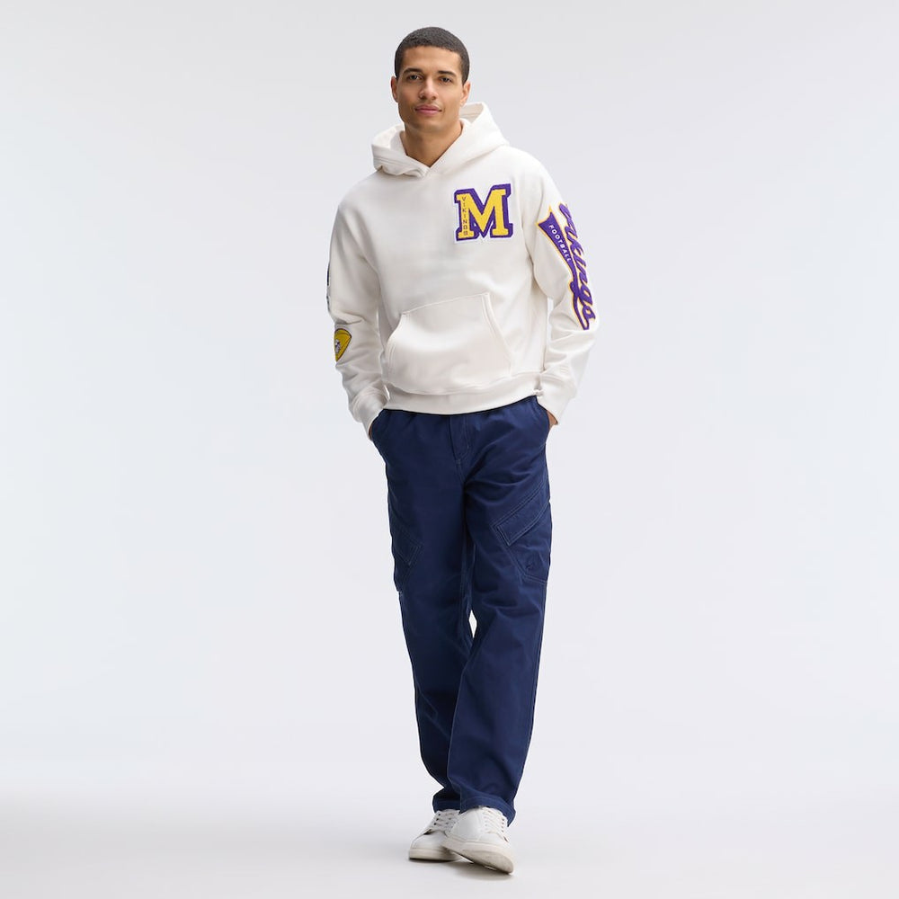 IconicFleece Letterman Hoodie - Minnesota Vikings